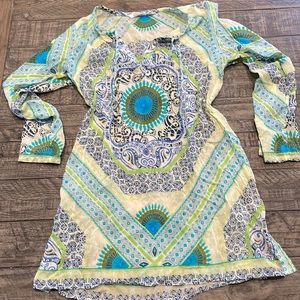 Athleta Multicolor Patterned Swim Coverup